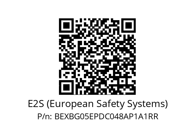   E2S (European Safety Systems) BEXBG05EPDC048AP1A1RR