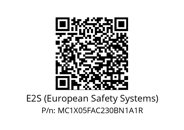   E2S (European Safety Systems) MC1X05FAC230BN1A1R