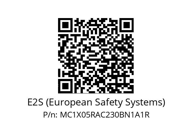   E2S (European Safety Systems) MC1X05RAC230BN1A1R