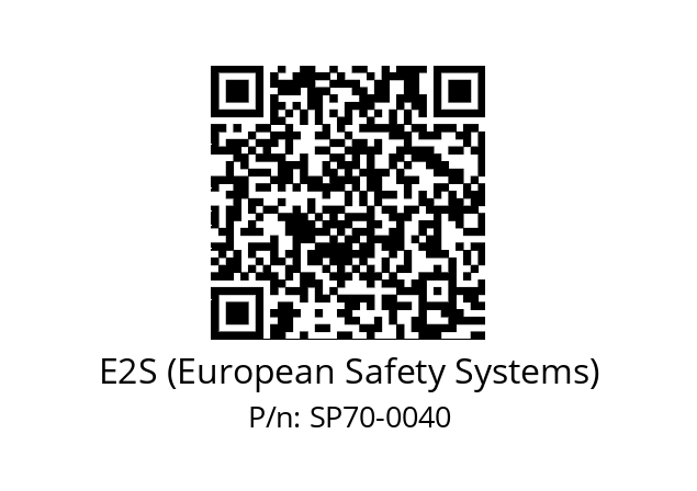   E2S (European Safety Systems) SP70-0040