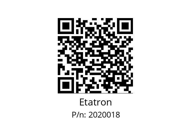   Etatron 2020018