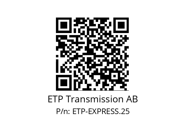   ETP Transmission AB ETP-EXPRESS.25