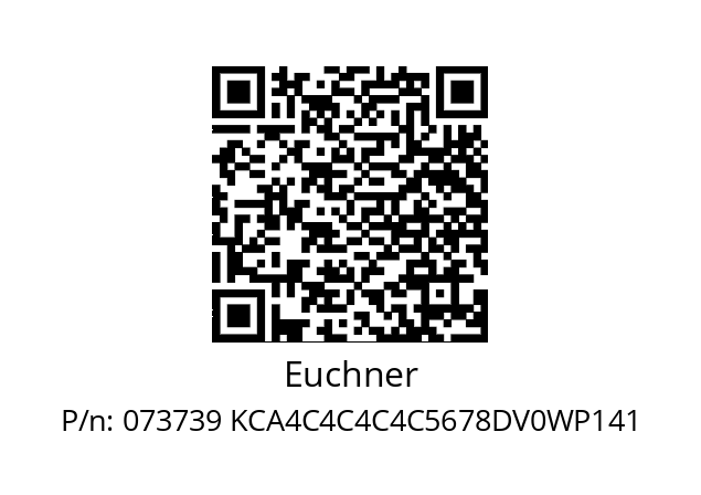   Euchner 073739 KCA4C4C4C4C5678DV0WP141