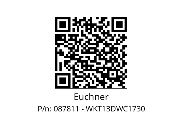   Euchner 087811 - WKT13DWC1730