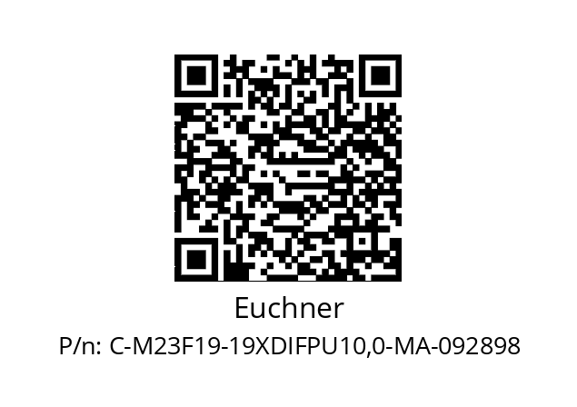   Euchner C-M23F19-19XDIFPU10,0-MA-092898