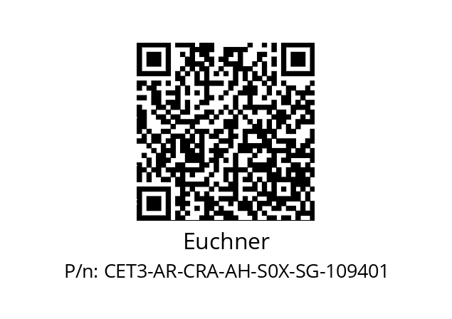   Euchner CET3-AR-CRA-AH-S0X-SG-109401