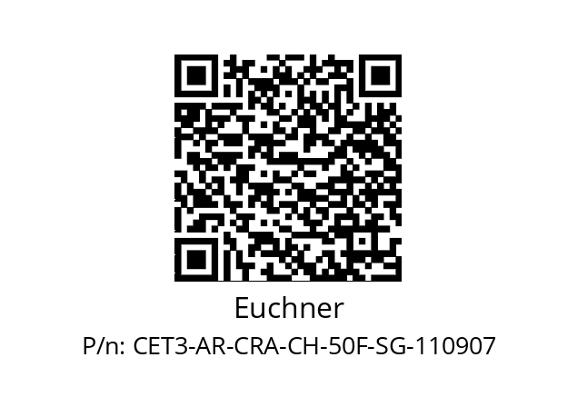   Euchner CET3-AR-CRA-CH-50F-SG-110907