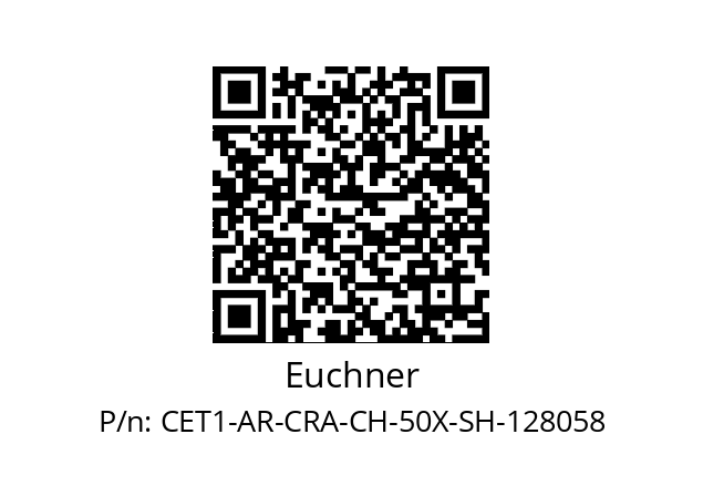   Euchner CET1-AR-CRA-CH-50X-SH-128058