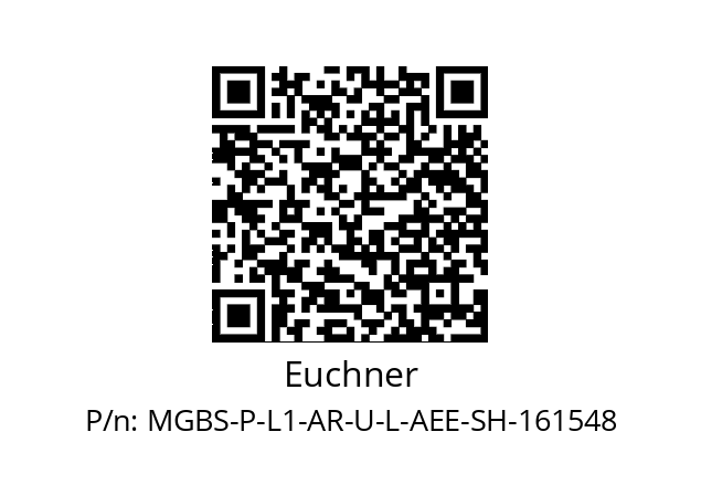   Euchner MGBS-P-L1-AR-U-L-AEE-SH-161548