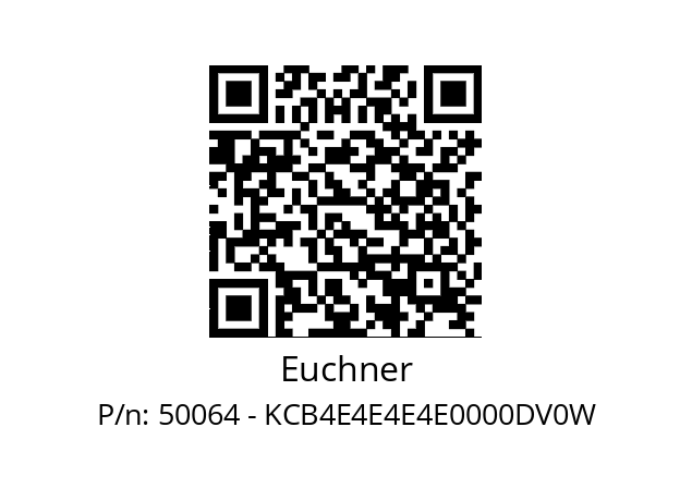   Euchner 50064 - KCB4E4E4E4E0000DV0W