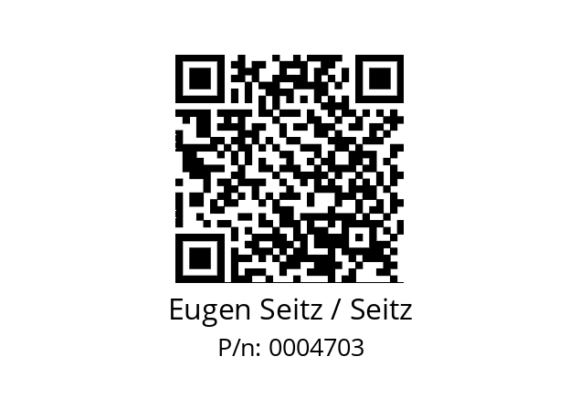   Eugen Seitz / Seitz 0004703