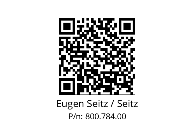   Eugen Seitz / Seitz 800.784.00