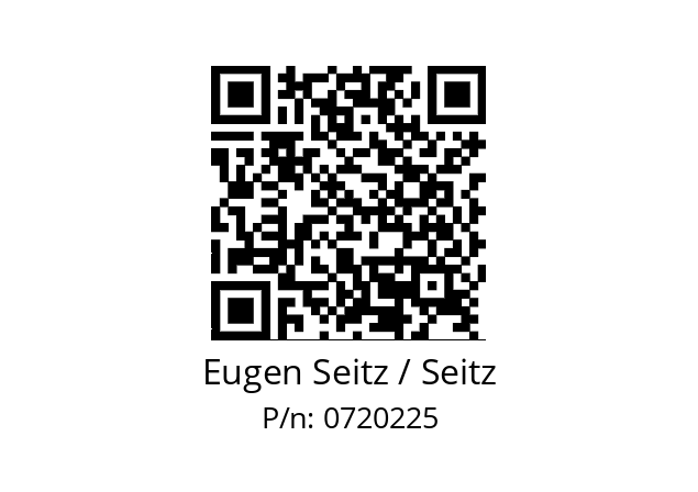   Eugen Seitz / Seitz 0720225