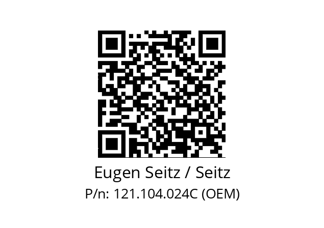   Eugen Seitz / Seitz 121.104.024C (OEM)