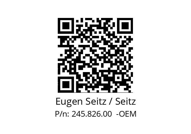   Eugen Seitz / Seitz 245.826.00  -OEM