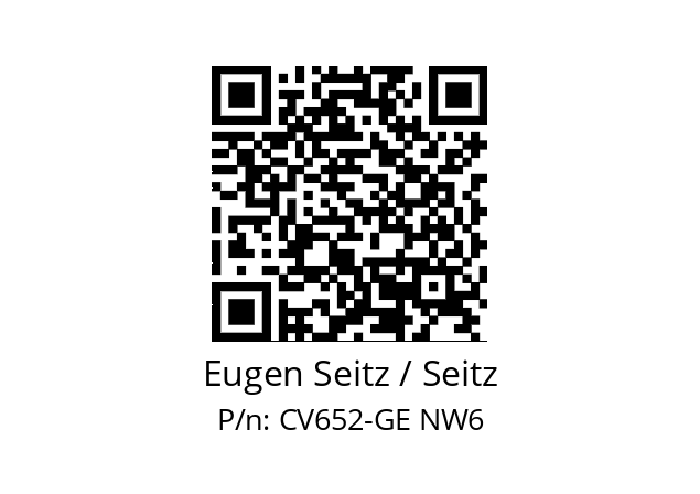   Eugen Seitz / Seitz CV652-GE NW6