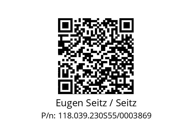   Eugen Seitz / Seitz 118.039.230S55/0003869