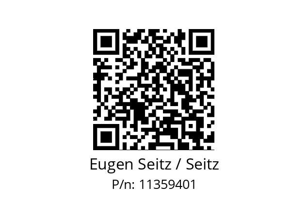   Eugen Seitz / Seitz 11359401