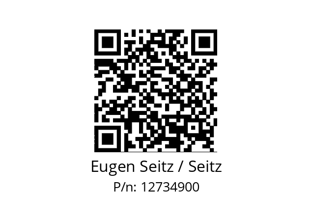   Eugen Seitz / Seitz 12734900