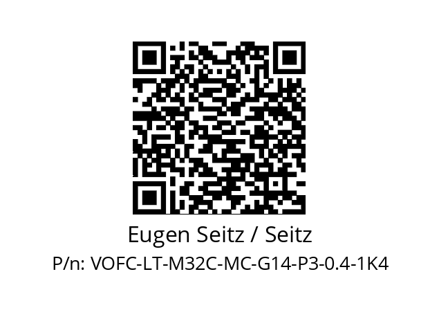   Eugen Seitz / Seitz VOFC-LT-M32C-MC-G14-P3-0.4-1K4