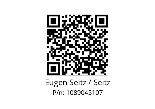   Eugen Seitz / Seitz 1089045107