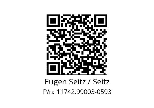   Eugen Seitz / Seitz 11742.99003-0593