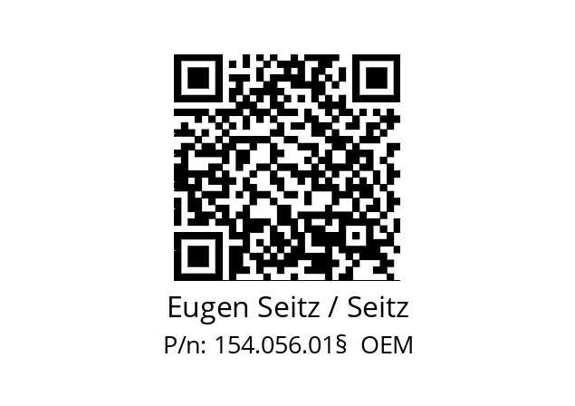   Eugen Seitz / Seitz 154.056.01§  OEM