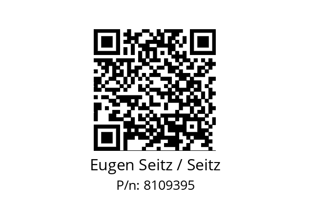   Eugen Seitz / Seitz 8109395