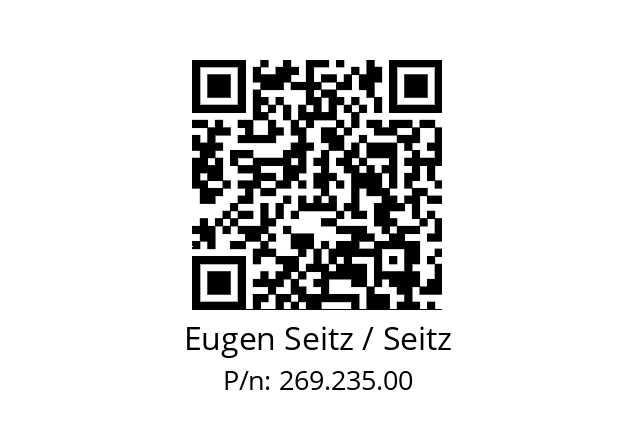   Eugen Seitz / Seitz 269.235.00