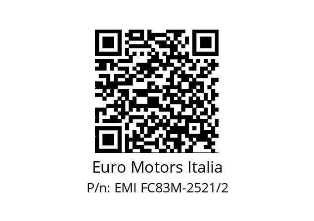   Euro Motors Italia EMI FC83M-2521/2