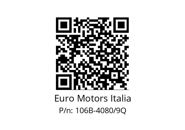   Euro Motors Italia 106В-4080/9Q