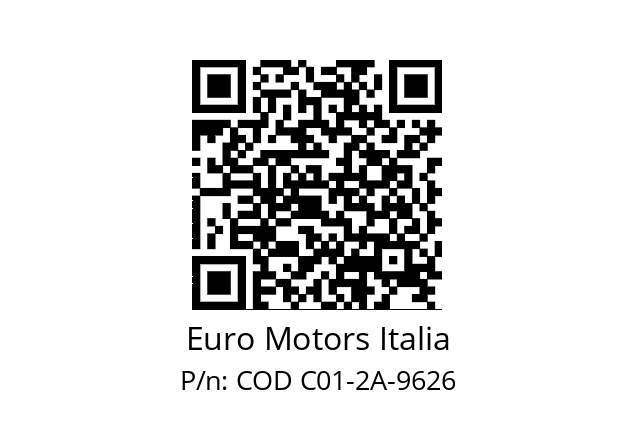   Euro Motors Italia COD C01-2A-9626