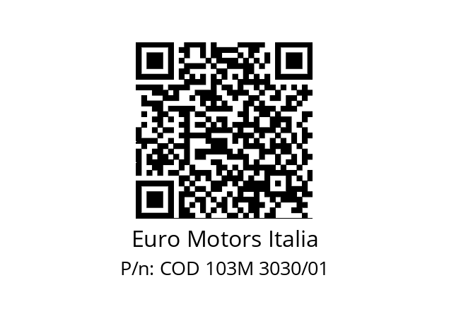   Euro Motors Italia COD 103M 3030/01