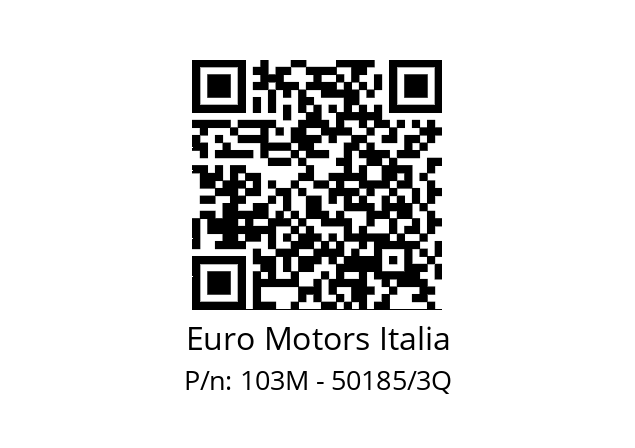   Euro Motors Italia 103M - 50185/3Q