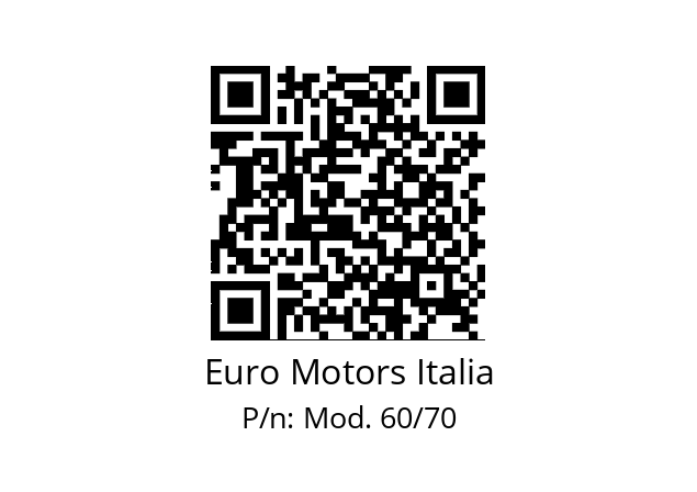   Euro Motors Italia Mod. 60/70