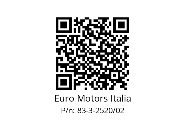   Euro Motors Italia 83-3-2520/02