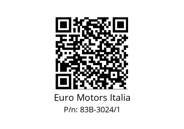   Euro Motors Italia 83B-3024/1