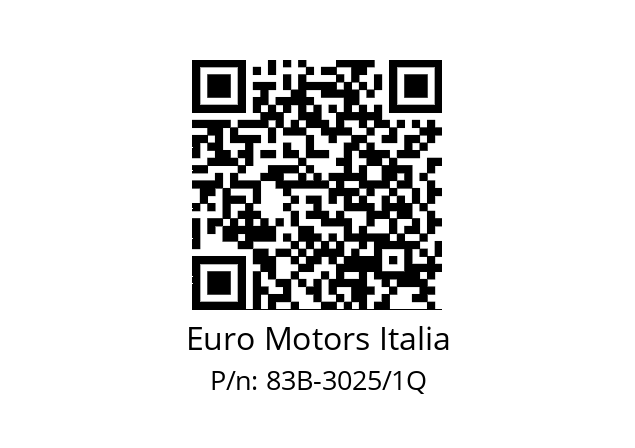   Euro Motors Italia 83B-3025/1Q