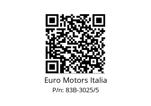   Euro Motors Italia 83B-3025/5