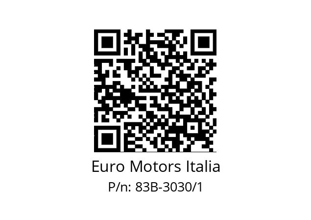   Euro Motors Italia 83B-3030/1