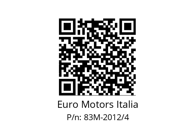   Euro Motors Italia 83M-2012/4