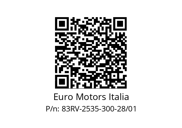   Euro Motors Italia 83RV-2535-300-28/01