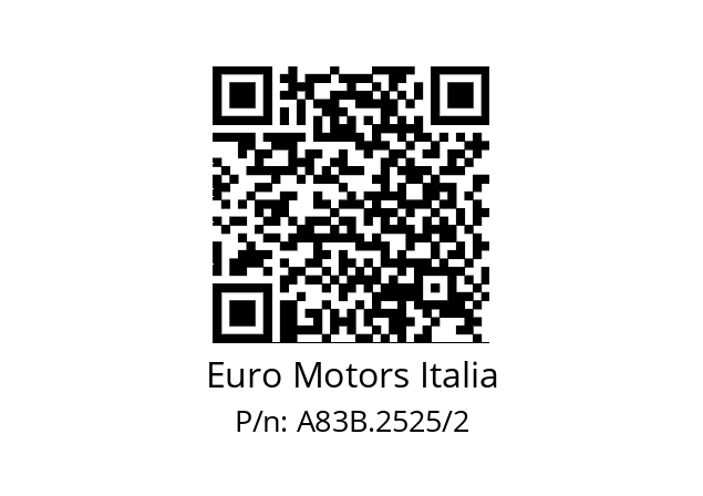   Euro Motors Italia A83B.2525/2