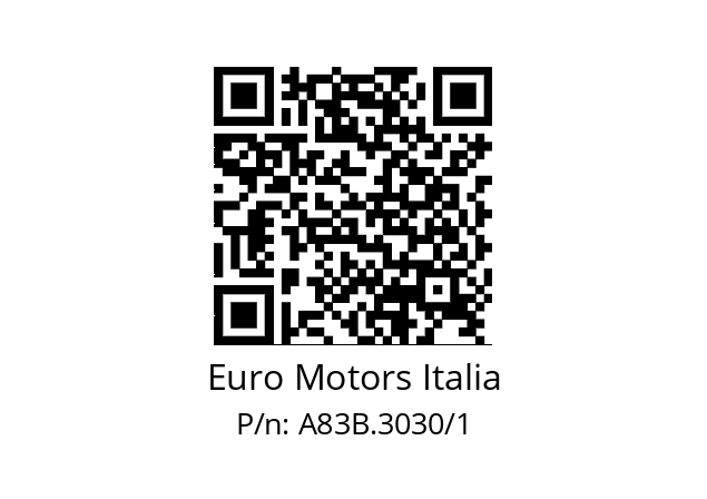   Euro Motors Italia A83B.3030/1