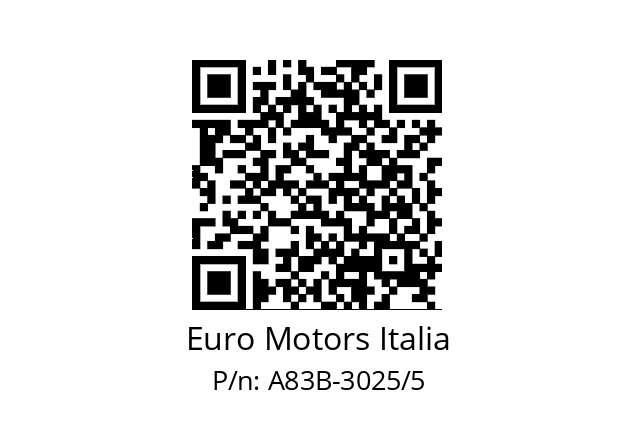   Euro Motors Italia A83B-3025/5