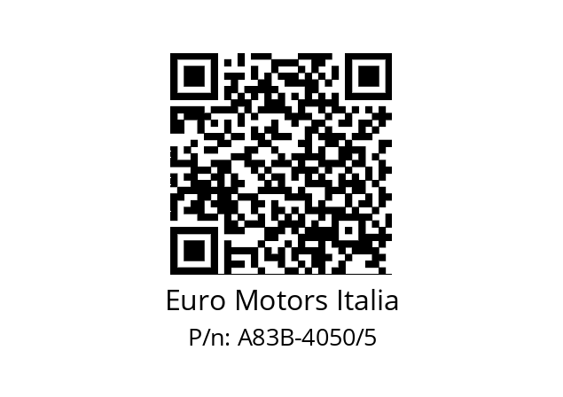   Euro Motors Italia A83B-4050/5