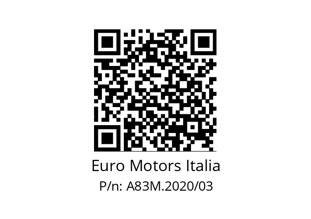   Euro Motors Italia A83M.2020/03