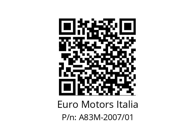   Euro Motors Italia A83M-2007/01