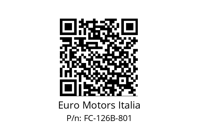   Euro Motors Italia FC-126B-801