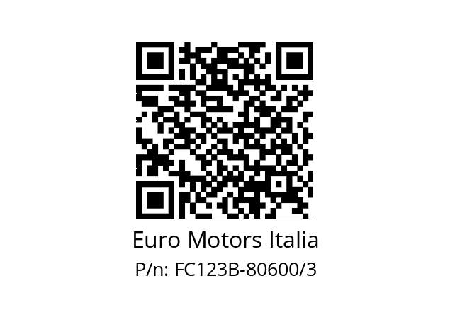   Euro Motors Italia FC123B-80600/3